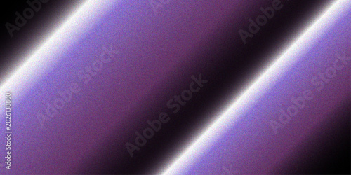 Abstract Purple Gradient Neon Light Stripes Background with Grain Noise Texture