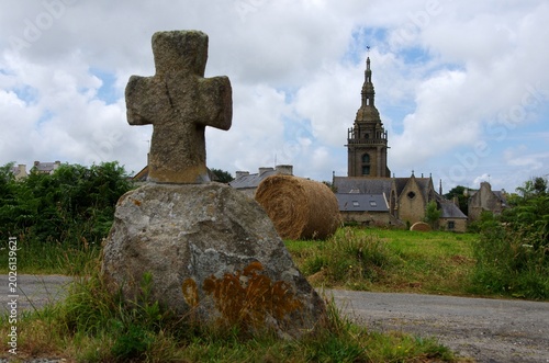 Cross in Brittany in France, Europe