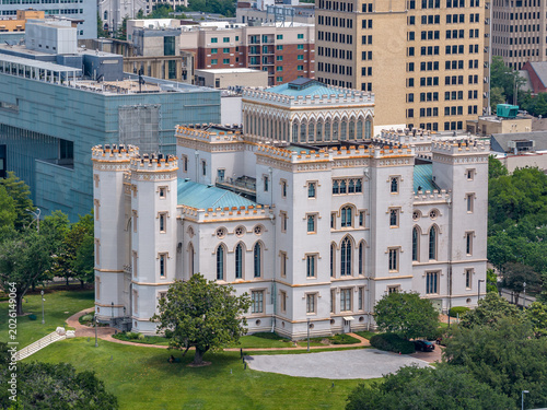 Photos Baton Rouge Louisiana — Old Louisiana State Capitol Gothic Revival Castle Close