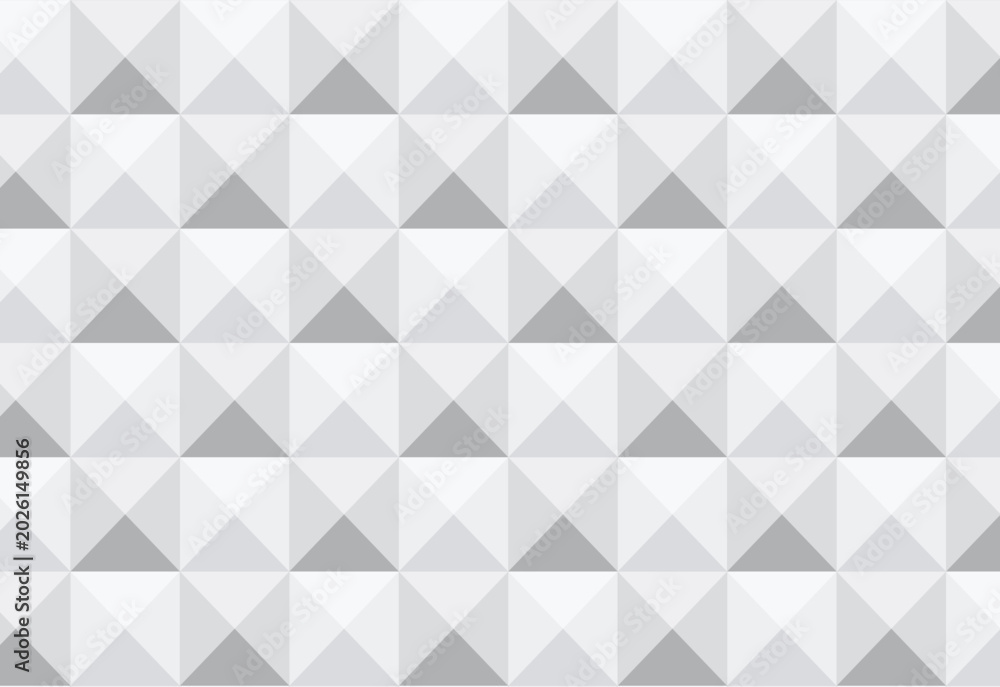 Obraz premium Light gray geometric triangle pattern background with subtle texture for abstract design