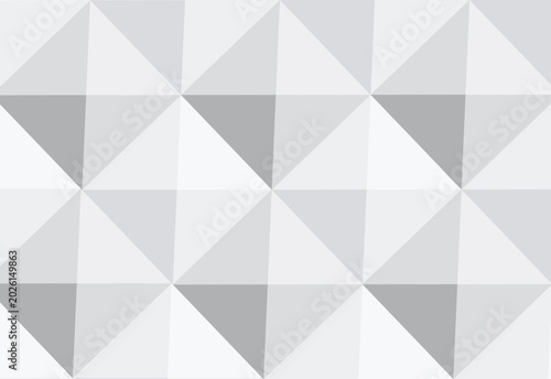 Abstract geometric pattern of light and dark gray triangles seamless background texture
