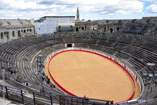 Les arènes de Nîmes (Gard)