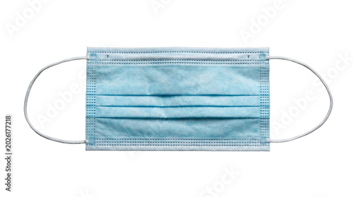 Surgical face mask isolated PNG transparent background