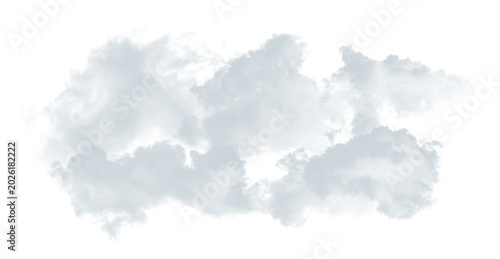 Obraz na plátně Natural White Cloud Floating Atmospheric Sky Element