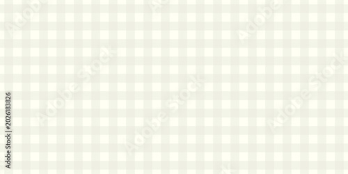 Light cream gingham seamless pattern vector beige checkered plaid background for picnic tablecloth