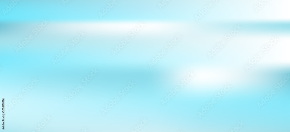 Obraz premium Abstract Soft Blue Gradient Background with Blurred Horizontal Light Streaks