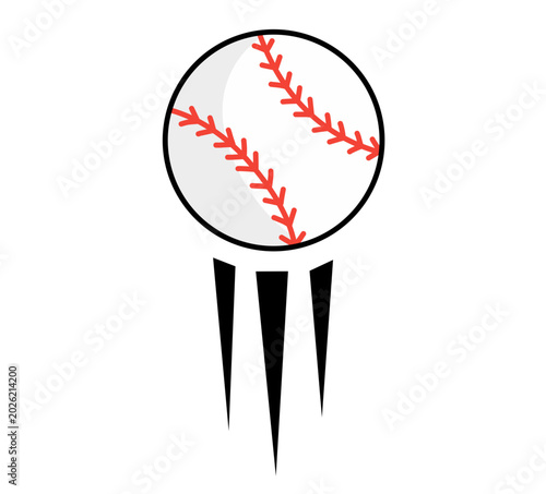 the speed of the baseball bouncing up