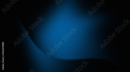Cuadro en lienzo Abstract modern blue color with curved line pattern, gives a minimalist impression but remains premium used as an aesthetic background for creative design projects
