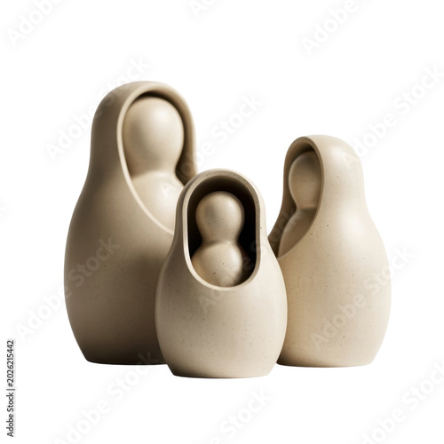 Minimalist Family Sculpture Set