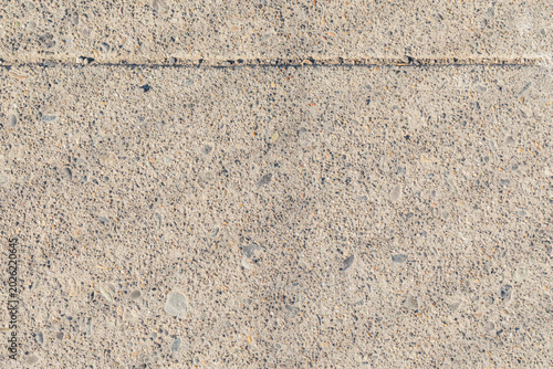 close up of concrete sidewalk texture