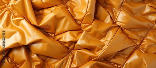 Luxury gold leather upholstery background.