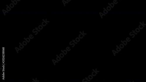 Use Headphones for Better Experience animated text with headphones icon and musical notes on a black background. 4K resolution animation