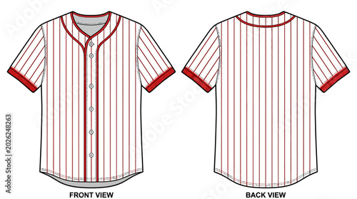 Baseball Jersey Uniform Shirt.
