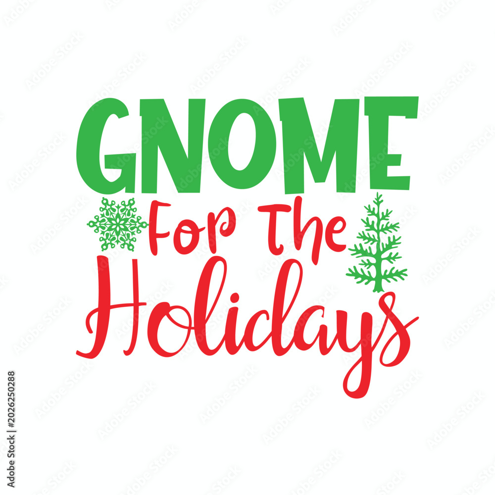 Fototapeta premium Gnome for the holidays