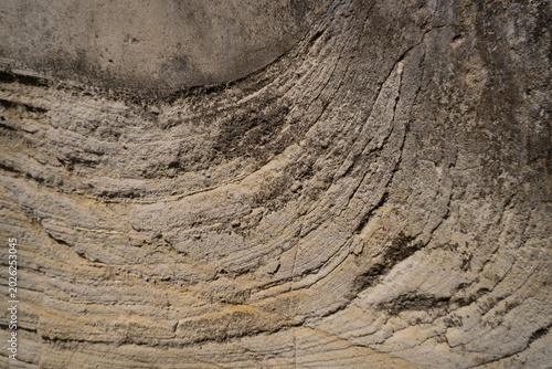 Obraz na plátně Close Up Abstract Layered Natural Stone Texture and Rock Strata Background