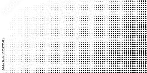 Foto Modern dotted halftone gradient texture