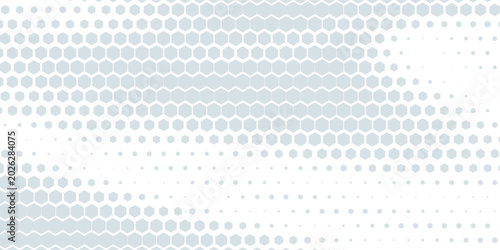 Bild auf Leinwand Hexagonal white net. Vector illustration eps 10