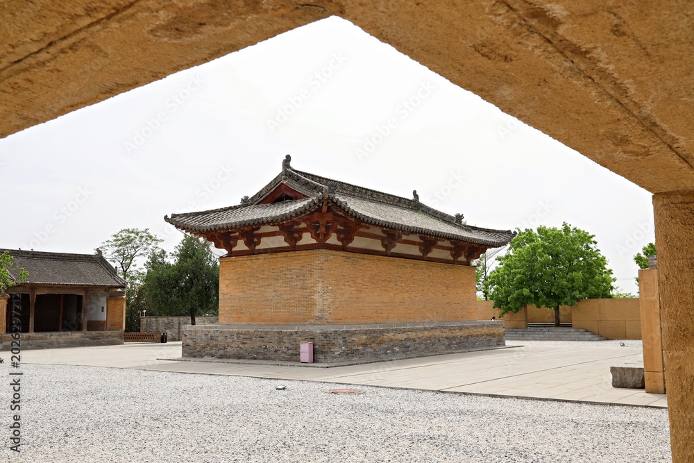 Fototapeta premium Guangrenwang Temple (Five Dragons Temple), Ruicheng County, Yuncheng City, Shanxi Province, China