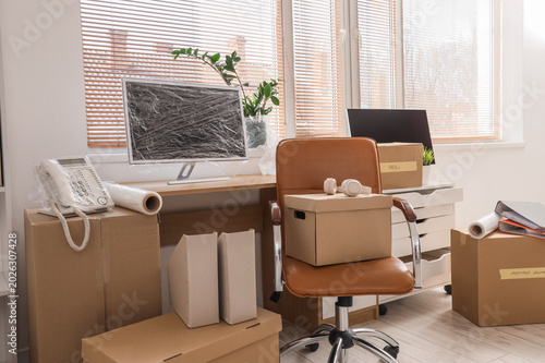 Workplace with chair and ca...