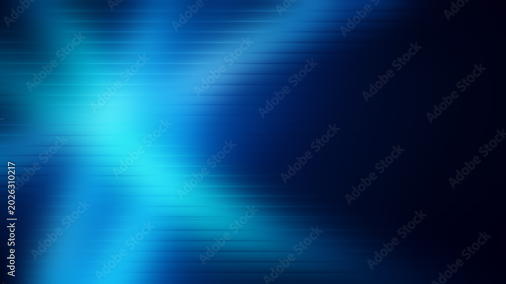 Fototapeta premium Dark Blue Cyan Abstract Light Rays Background with Glowing Beam Burst Effect