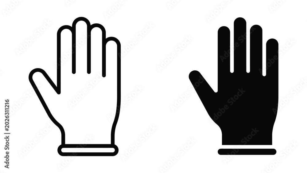 Fototapeta premium Hand showing number five sign with fingers raised