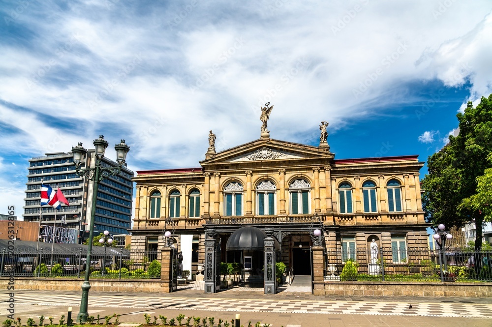 Obraz premium National Theatre of Costa Rica in San Jose, Central America