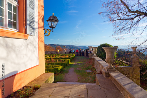 Panoramic view of Castle Buergeln (Bürgeln) in Schliengen, Germany

