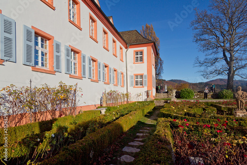 Panoramic view of Castle Buergeln (Bürgeln) in Schliengen, Germany

