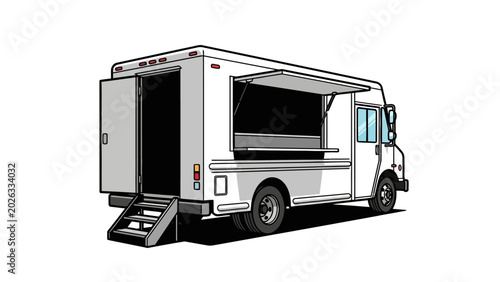 Food Truck Side View.