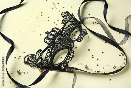 Beautiful black carnival ma...