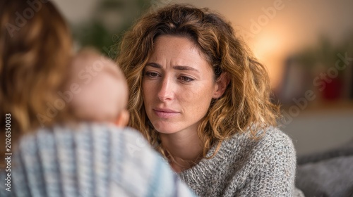 Tender Moments: A Mother's Love and Connection with Her Newborn