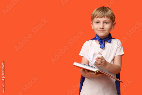 Cute little boy dressed as ...