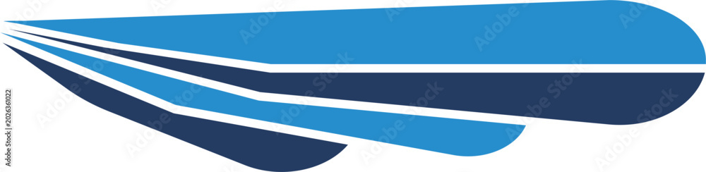 Obraz premium Blue Abstract Speed Motion Lines Modern Technology Background