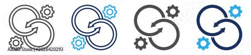 synergy icon set multi concept