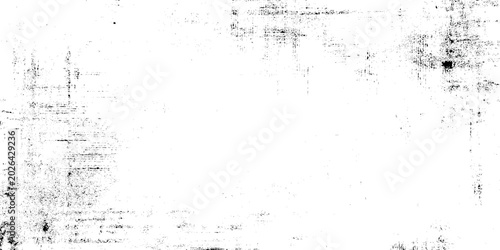 Grunge texture background with distressed white and black marks vector graphic design element