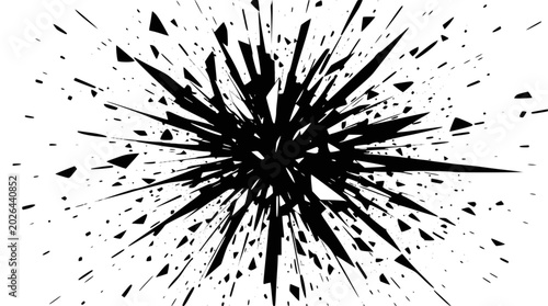 Bild auf Leinwand A plain, uniform black background with no visible graphics, text, or patterns, e