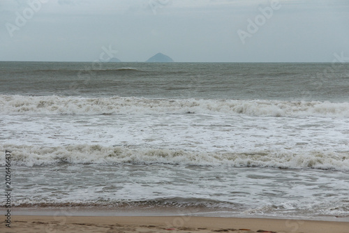 waves on the beach