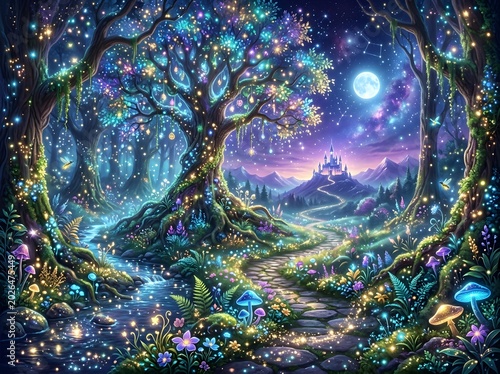 Fantasy_Sparkle_Glow_Wallpaper 2