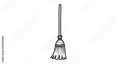 Photos Handmade Traditional Straw Broom for Natural Eco-Friendly Cleaning
