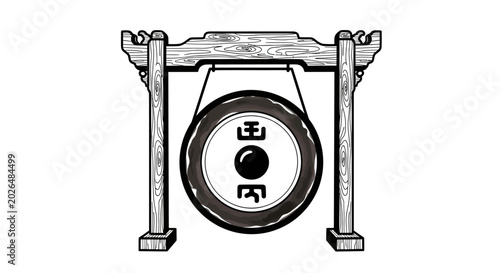 Фотография Traditional Orchestral Gong on Stand Professional Percussion Instrument