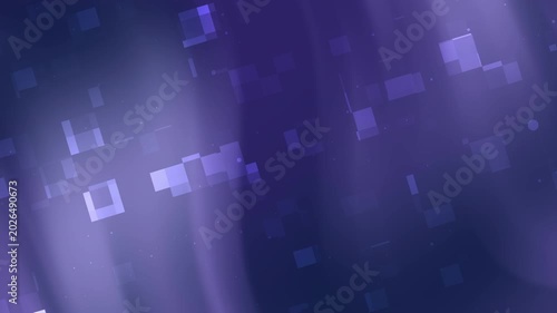 Floating Purple Squares Digital Gradient Background