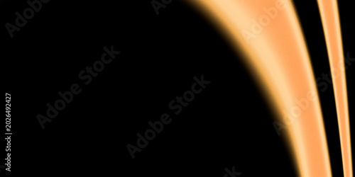 Abstract glow texture orange light curve black background grainy texture luminous arc soft blur warm gradient dark space elegant line digital art
