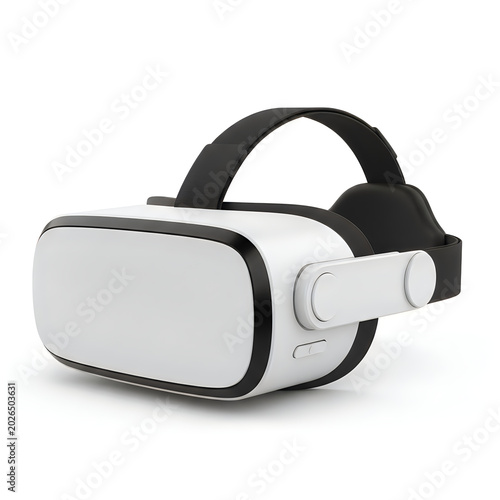 Modern virtual reality headset with sleek design and comfort