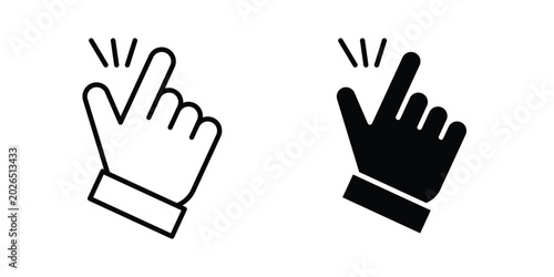 Schilderij op canvas Easy icon liner logo vector