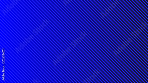 Abstract blue gradation black diagonal lines pattern on white background. Minimal linear geometry lines texture for modern wallpaper, textile, wrapping paper, branding, and digital backdrop design.