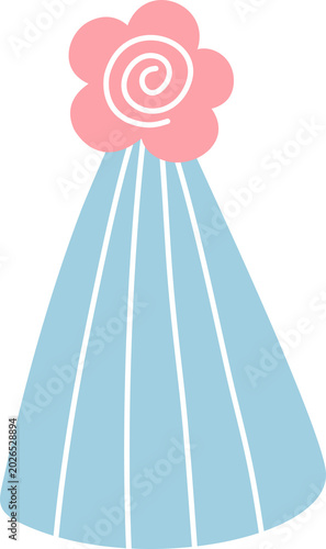 cute hand drawn birthday element