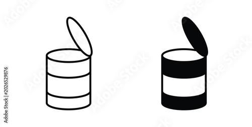 Canned food icon