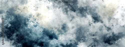 Tableau sur toile Dramatic stormy sky, turbulent atmospheric tempest, swirling dark cumulus cloud formations, ominous tempestuous weather
