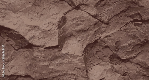 Abstract grunge texture background with brown cracked stone wall and rough rock surface