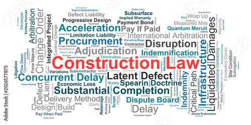 Foto Construction Law Word Cloud